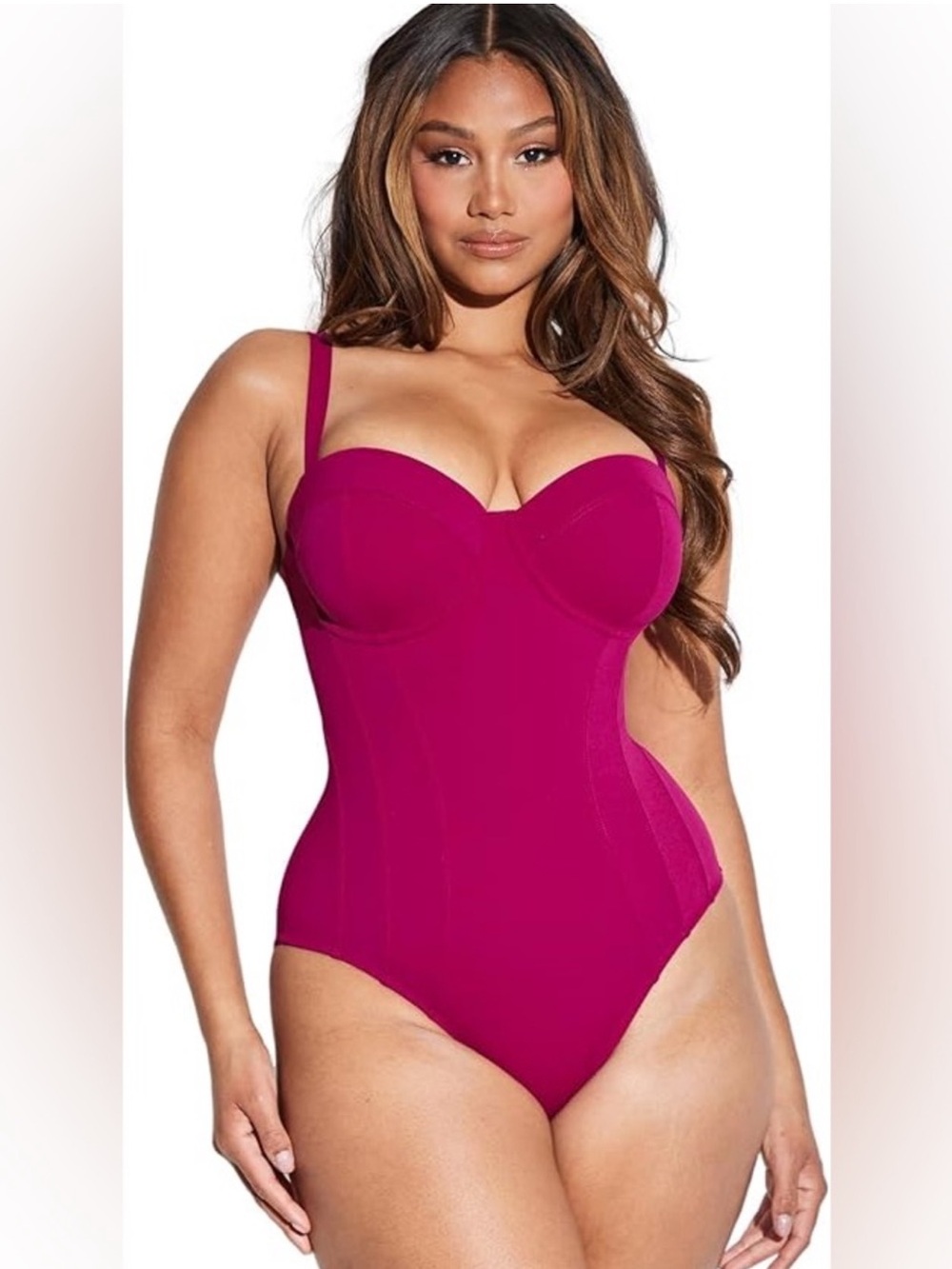 TA3 | NWT Lushy XL Short Full Coverage Cup size J/K in Berry